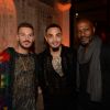 Matt Pokora (M. Pokora), Layvin Kurzawa, Harry Roselmack - Le mannequin Cindy Bruna fête son 24ème anniversaire à l'hôtel Lutetia à Paris le 29 septembre 2018. Evènement organisé par Five Eyes Production © Rachid Bellak/Bestimage