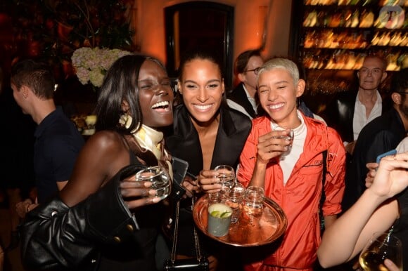 Duckie Thot, Cindy Bruna, Dilone - Le mannequin Cindy Bruna fête son 24ème anniversaire à l'hôtel Lutetia à Paris le 29 septembre 2018. Evènement organisé par Five Eyes Production © Rachid Bellak/Bestimage