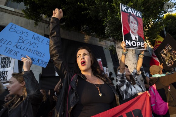 Manifestation contre la nomination du juge Brett Kavanaugh à la Cour Suprême. Los Angeles, le 4 octobre 2018.