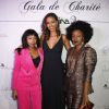 Flora Coquerel avec Fatou N'Diaye (blackbeautybag)- Photocall du gala de charité Kélina (l'association de F. Coquerel) au Mariott à Paris, le 5 octobre 2018. © Marc Ausset-Lacroix/Bestimage