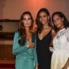 Exclusif - Malika Ménard, Flora Coquerel et Corinne Coman - People à la soirée du gala de charité au profit de l'association Kélina (association de F.Coquerel) au Mariott à Paris. Le 5 octobre 2018 © Pierre Pérusseau / Bestimage
