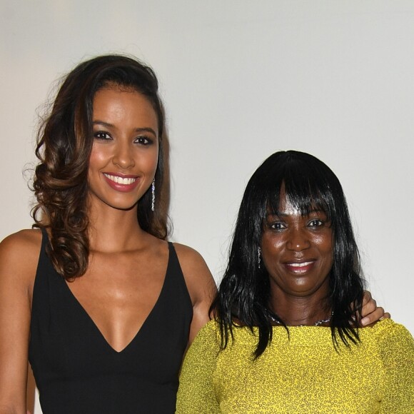 Exclusif - Flora Coquerel, sa mère Sephi Coquerel et son père Frédéric Coquerel - People à la soirée du gala de charité au profit de l'association Kélina (association de F.Coquerel) au Mariott à Paris. Le 5 octobre 2018 © Pierre Pérusseau / Bestimage