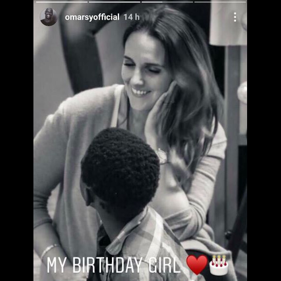 Omar Sy adresse un tendre message à sa femme Hélène pour son anniversaire sur Instagram le 6 octobre 2018.