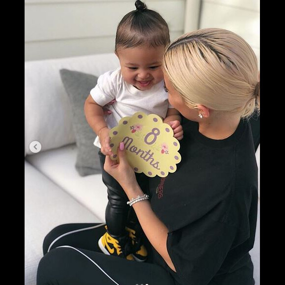 Kylie Jenner et sa fille Stormi.