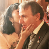 Mariage de Michel Houellebecq et Qianyun Lysis Li à la mairie du 13e arrondissement de Paris, le 22 septembre 2018. Photo de Carla Bruni.