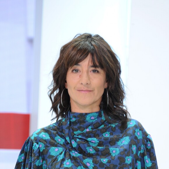 Exclusif - Romane Bohringer - Enregistrement de l'émission "Vivement Dimanche" au Studio Gabriel à Paris, qui sera diffusée le 23 septembre sur France 2. Le 17 septembre 2018 © Guillaume Gaffiot / Bestimage