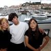 Exclusif -  Rendez-vous avec le groupe Hyphen Hyphen (Santa, Adam, Line) à Cannes. Le 6 juin 2018 © Patrice Lapoirie / Nice Matin / Bestimage