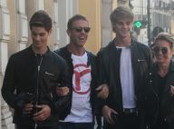 Rocco Siffredi : Sortie shopping avec ses deux fils canons !