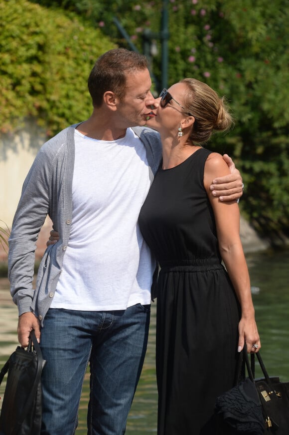 Rocco Siffredi et sa femme Rosa Caracciolo - People à Venise pendant le 73ème festival du film, La Mostra le 7 septembre 2016.