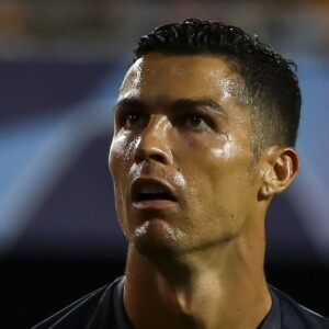 Cristiano Ronaldo lors du match de Champion's League "Valence - Juventus (0-2)" au stade Mestalla à Valence, le 19 septembre 2018.