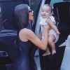 Kim Kardashian et sa fille Chicago. Septembre 2019.