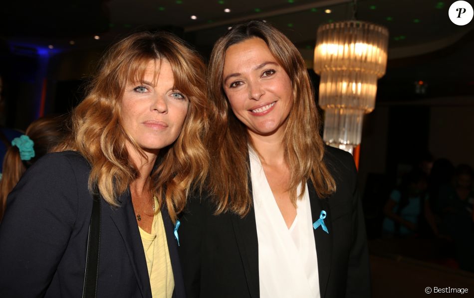 Exclusif - Sandrine Quétier et Gwendoline Hamon (marraine de l&#039;association IMAGYN) - 5ème édition du cocktail &quot;A Claudine&quot; au profit de l&#039;association IMAGYN (Initiative des Malades Atteintes de cancers GYNécologiques) dans le cadre Octobre Rose au restaurant M Georges à Paris, France, le 15 octobre 2018. © Denis Guignebourg/Bestimage