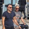 Lady Gaga et son compagnon Christian Carino sont allés faire des courses dans un supermarché de Malibu à Los Angeles, le 14 juillet 2018.
