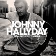 Pochette de l'album posthume de Johnny Hallyday, "Mon pays c'est l'amour", sortie prévue le 19 octobre 2018.