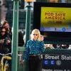 Exclusif - Gigi Hadid en pleine séance photo dans les rues de New York, le 17 octobre 2018