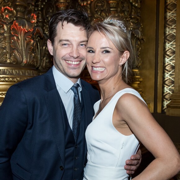 Exclusif - Elodie Gossuin-Lacherie et son mari Bertrand Lacherie - Avant-première de la nouvelle saison "Festival Pirates et Princesses" de Disneyland Paris au Palais Garnier à Paris, France, le 9 mars 2018. © Cyril Moreau/Bestimage