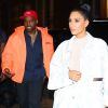 Exclusif - Kim Kardashian et son mari Kanye West arrivent à leur hôtel après avoir diner à New York, le 29 septembre 2018