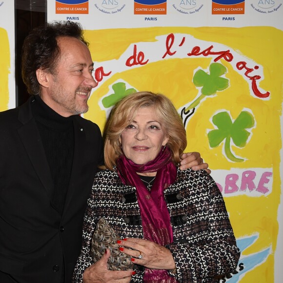 Nicoletta et son mari Jean-Christophe Molinier au 26ème Gala de l'Espoir au profit de la Ligue Contre Le Cancer au théâtre des Champs Elysées à Paris, France, le 22 octobre 2018. © Giancarlo Gorassini/Bestimage