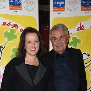 Anne Roumanoff et Jean-Loup Arnaud (président du comité de Paris de la Ligue Contre le Cancer) au 26ème Gala de l'Espoir au profit de la Ligue Contre Le Cancer au théâtre des Champs Elysées à Paris, France, le 22 octobre 2018. © Giancarlo Gorassini/Bestimage