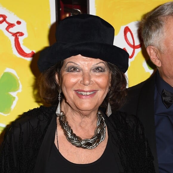 Claudia Cardinal et Jean-Loup Arnaud (président du comité de Paris de la Ligue Contre le Cancer) au 26ème Gala de l'Espoir au profit de la Ligue Contre Le Cancer au théâtre des Champs Elysées à Paris, France, le 22 octobre 2018. © Giancarlo Gorassini/Bestimage