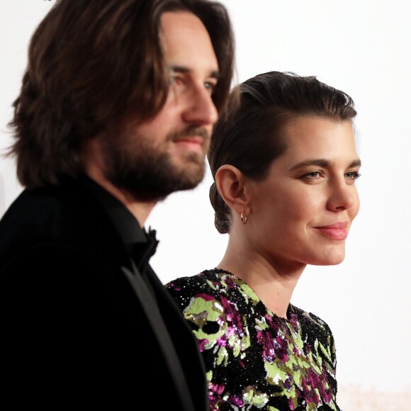 Charlotte Casiraghi et son compagnon Dimitri Rassam - Photocall lors de la 43ème cérémonie des Cesar à la salle Pleyel à Paris, le 2 mars 2018. © Dominique Jacovides - Olivier Borde / Bestimage