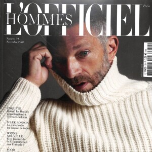 Couverture de L'Officiel, numéro de Novembre 2018.