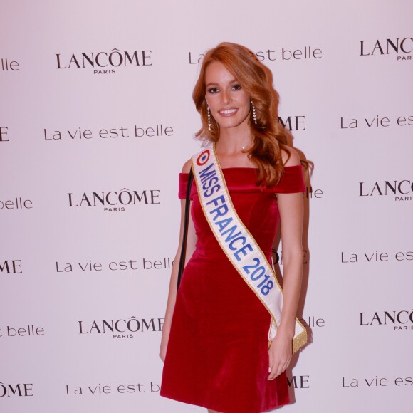 Exclusif - Maëva Coucke (Miss France 2018) Soirée Lancôme pour célébrer la nouvelle communication du parfum Iconique "La Vie est Belle" à l'hôtel Mona Bismarck à Paris le 12 septembre 2018. © Rachid Bellak / Bestimage
