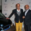 Exclusif - Adel Kachermi des 2b3 et un ami - Lancement de la 1e voiture 100% électrique, écologique et recyclable de BMW. A Paris en 2003.