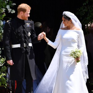 Le mariage du prince Harry avec Meghan Markle, le 19 mai 2018 à Windsor.