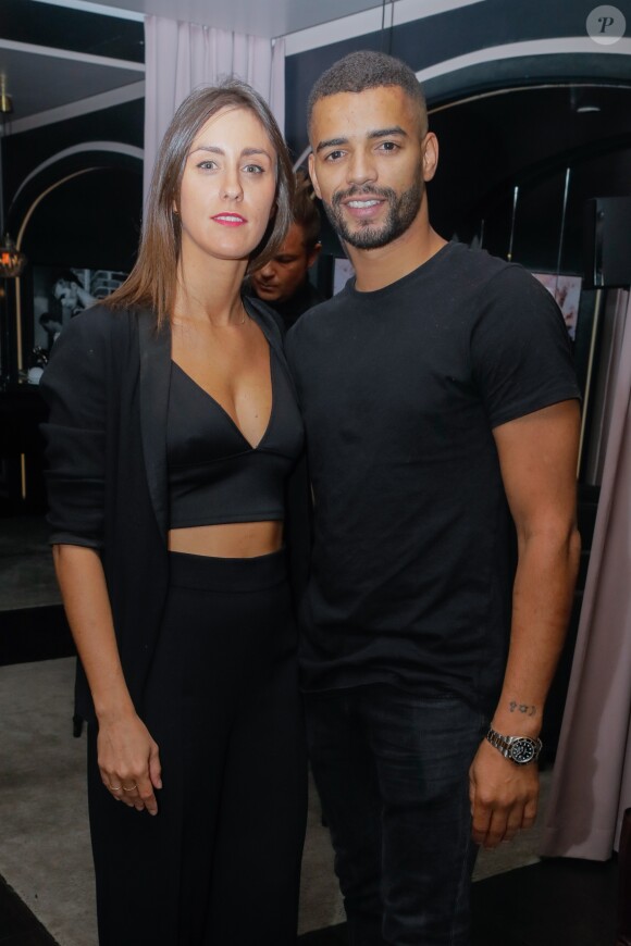 Semi-exclusif - Brahim Zaibat et sa compagne Déborah Corcos - Soirée Masha x Shelby au restaurant Masha à Paris le 27 octobre 2018.