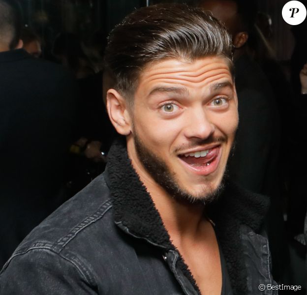 Semi-exclusif - Rayane Bensetti - Soirée Masha x Shelby au restaurant Masha à Paris le 27 octobre 2018.