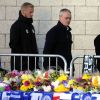 Hommages au King Power Stadium de Leicester City Football Club, après la mort de Vichai Srivaddhanaprabha. Le 29 octobre 2017.