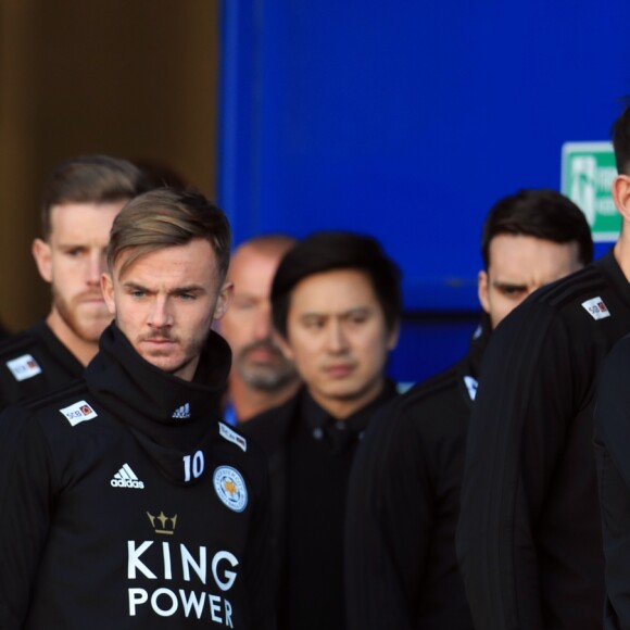 Hommages au King Power Stadium de Leicester City Football Club, après la mort de Vichai Srivaddhanaprabha. Le 29 octobre 2017.