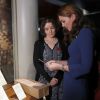 Kate Middleton, duchesse de Cambridge, visite l'Imperial War Museum à Londres pour consulter des lettres de famille datant de la Première guerre mondiale. Le 31 octobre 2018