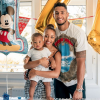 Tony Yoka et Estelle Mossely, photo Instagram pour le 1er anniversaire de leur fils Ali, publiée le 8 août 2018.