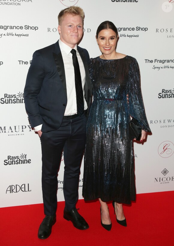 Jack Ramsay et sa femme Tana Ramsay - Les célébrités posent lors du photocall de la soirée Global Gift à Londres le 2 novembre 2018.