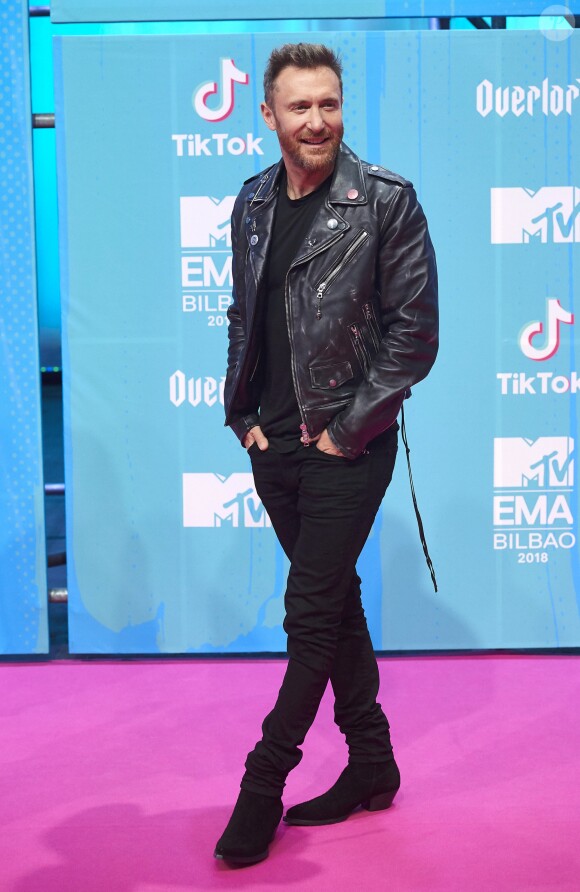 David Guetta à la soirée MTV Europe Music Awards à Bilbao en Espagne, le 4 novembre 2018