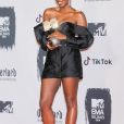 Tiwa Savage (Meilleur artiste africain) aux MTV Europe Music Awards à Bilbao en Espagne, le 4 novembre 2018.