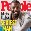 Idris Elba en couverture du magazine "People" qui vient de le sacrer "homme le plus sexy" de l'année 2018. Novembre 2018.