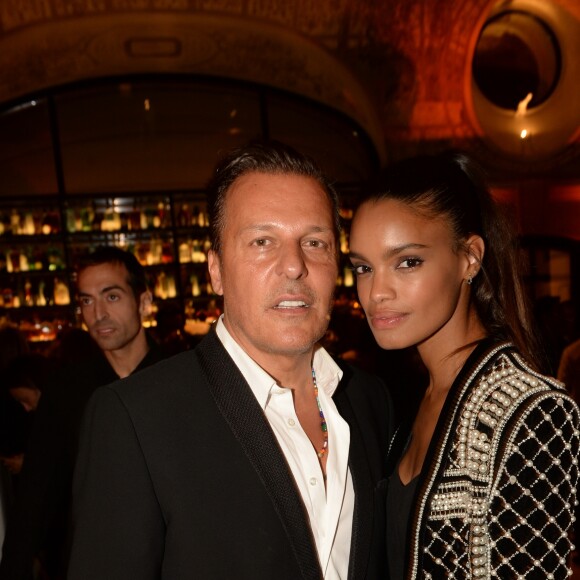 Semi-exclusif - Jean-Roch et sa femme Anaïs - Le mannequin Cindy Bruna fête son 24ème anniversaire à l'hôtel Lutetia à Paris le 29 septembre 2018. Evènement organisé par Five Eyes Production © Rachid Bellak/Bestimage