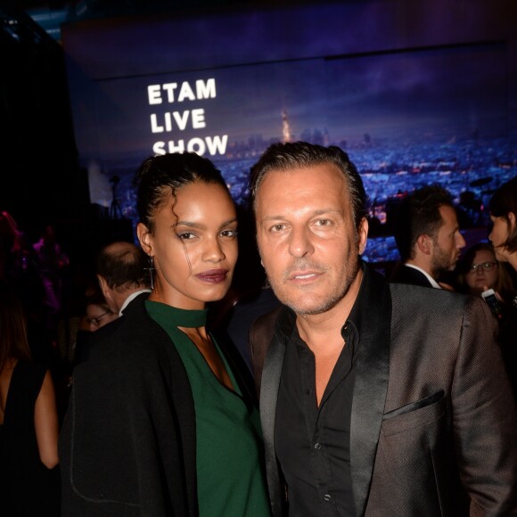 Jean-Roch et sa femme Anaïs Monory - Soirée de la 9ème édition du "Etam Live Show" (Etam Lingerie) lors de la fashion week à Paris, le 27 septembre 2016. La marque Etam fête ses 100 ans en 2016. © Rachid Bellak/Bestimage