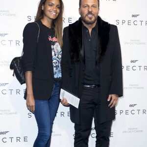 Jean Roch sa femme Anaïs Monory - Première du film "007 Spectre" au Grand Rex à Paris, le 29 octobre 2015. "007 Spectre" premiere at Le Grand Rex cinema in Paris, France, on October 29th 2015. © Olivier Borde / Bestimage