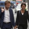 Najat Vallaud-Belkacem et son époux, le député Boris Vallaud, à Paris le 24 juin 2017.