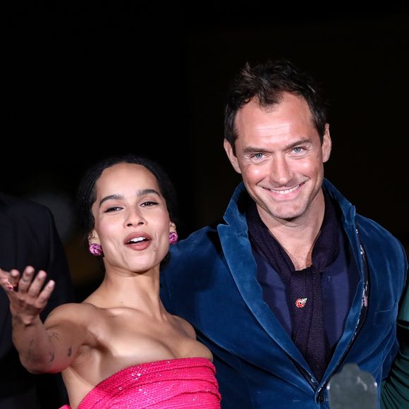 Jude Law, Zoe Kravitz lors de l'avant première mondiale du film « Les animaux fantastiques : Les crimes de Grindelwald » au cinéma UGC Bercy à Paris le 8 novembre 2018. © Cyril Moreau / Bestimage