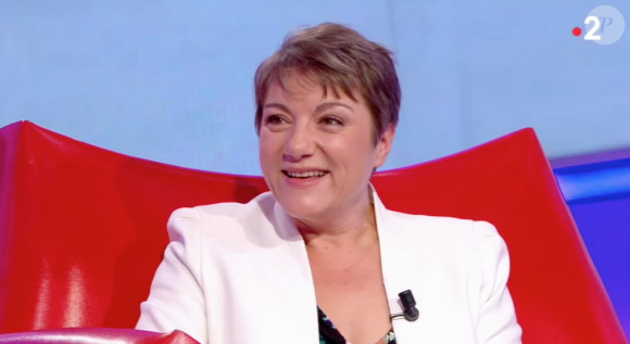 Marie Christine dans "Tout le monde veut prendre sa place" sur France 2. Le 9 novembre 2018. Elle a battu le record mondial de longévité dans un jeu télévisé.
