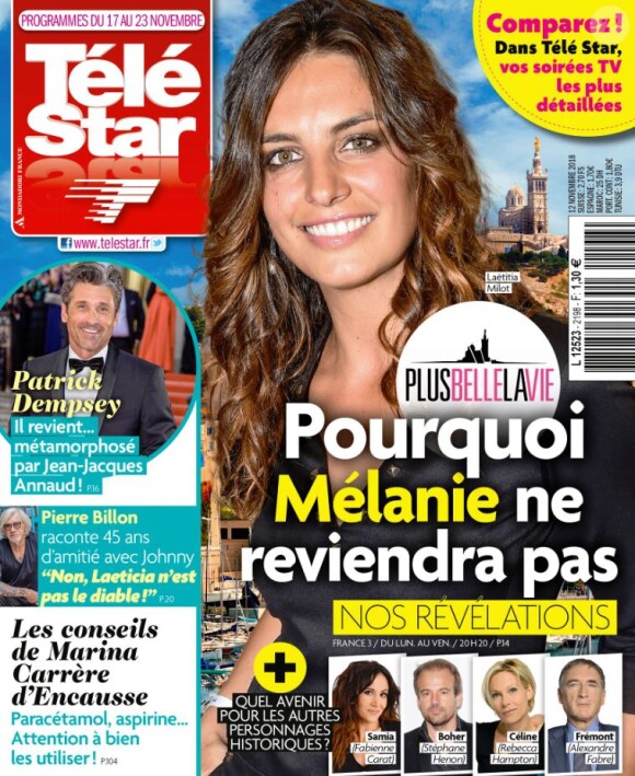 Magazine "Télé Star", en kiosques le 12 novembre 2018.
