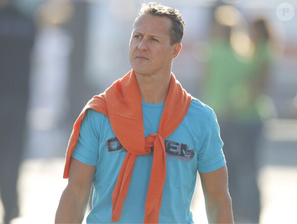 Michael Schumacher lors du grand prix de Monza en Italie le 9 septembre 2012.