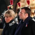 Emmanuel Macron et sa femme la Brigitte Macron (Trogneux) à Strasbourg, le 4 Novembre 2018 © Stéphane Lemouton/Bestimage