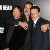 Jeffrey Dean Morgan, Norman Reedus, Andrew Lincoln à la première de la saison 9 de The Walking Dead à Los Angeles, le 27 septembre 2018