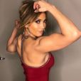 Jennifer Lopez exhibe fièrement sa musculature sur Instagram. Septembre 2018.